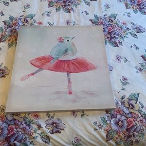 Ballerina Chick Canvas